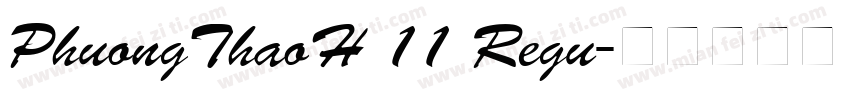 PhuongThaoH 11 Regu字体转换